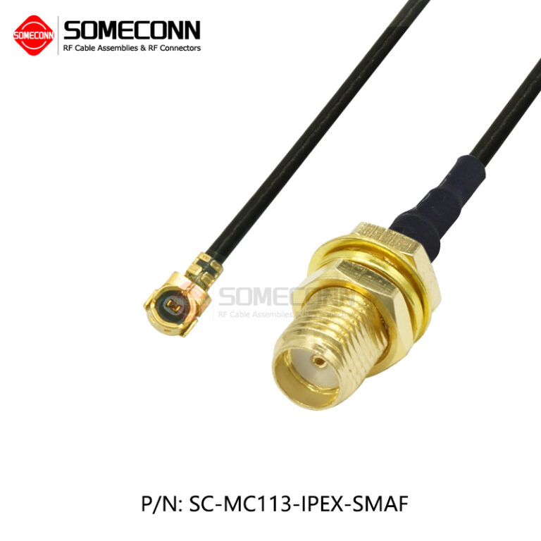 IPEX to SMA Female Micro Coax Cable 1.13mm Cable Assembly