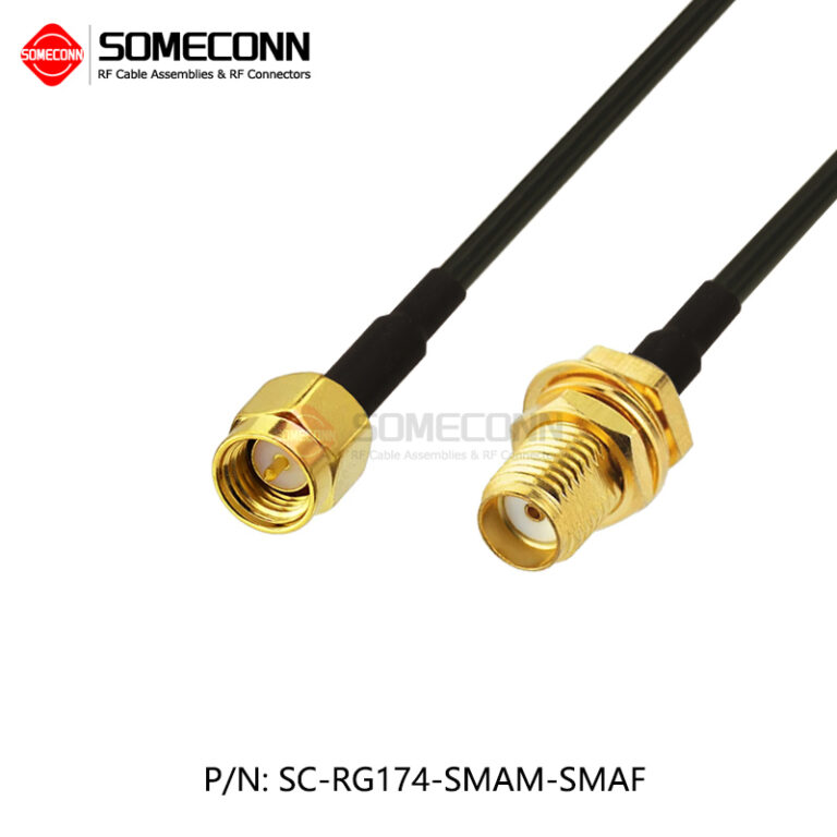 thumbnail image 2 of 3ft RG402 Coax Jumper Cable, N Male To N Male Connectors, Semi-Flexible Blue 2 of 5